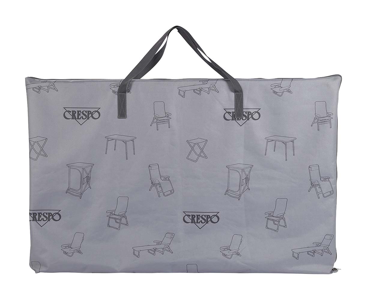 1109989 Luxury carrying bag for Crespo tables. Made of 600D Polyester. Equipped with a zipper and strong straps.