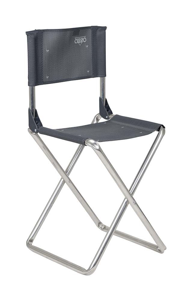 1148305 A compact and sturdy stool with a collapsible backrest. Ideal for use as a fishing stool or on the go. Easy to fold and compact for storage.