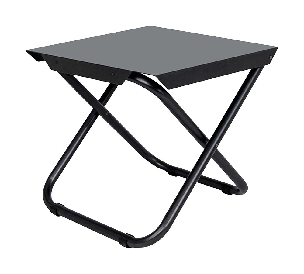 1151424 A lightweight and stylish square side table. This side table is waterproof, scratch-resistant and heat-resistant. Because the table is foldable, it is compact to carry around. The side table is perfect in combination with the loungers AP-262/263.