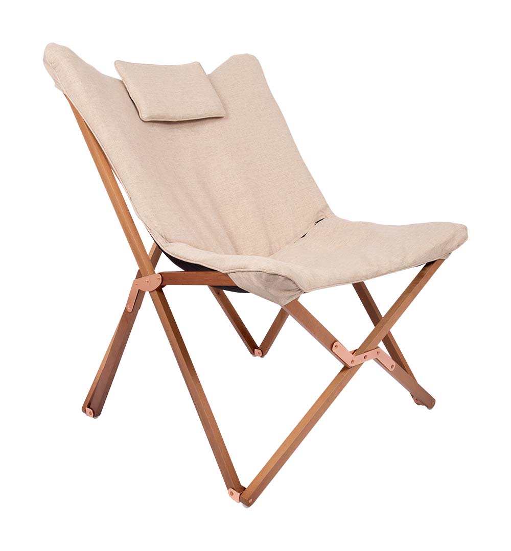 1200354 Bo-Camp - Urban Outdoor collection - Relaxstoel - Bloomsbury - L - Oxford polyester - Beige