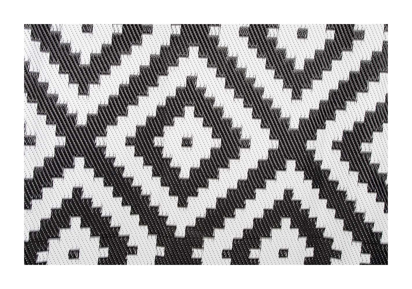 Bo-Camp - Urban Outdoor collection - Chill mat - Falconwood - Rond - Zwart/Wit detail 3