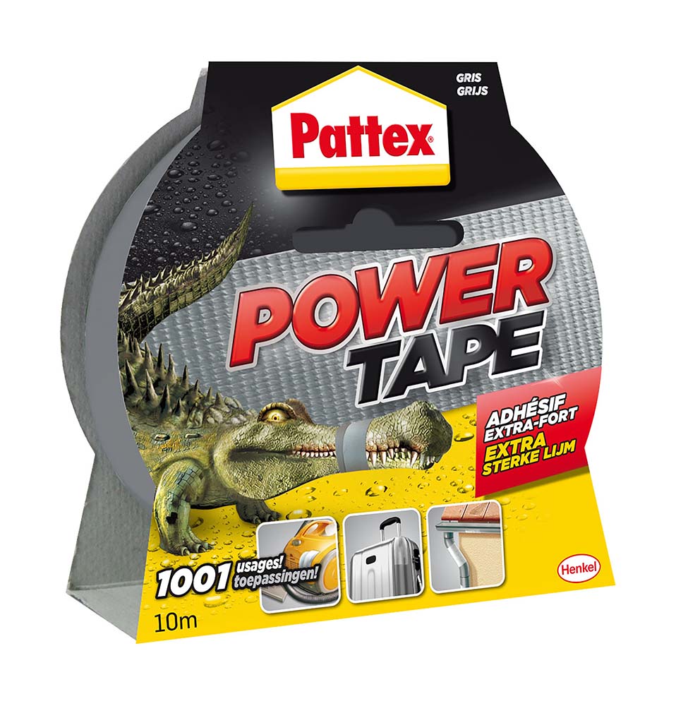 5712192 Pattex - Power tape - Waterbestendig - 10 Meter - Grijs