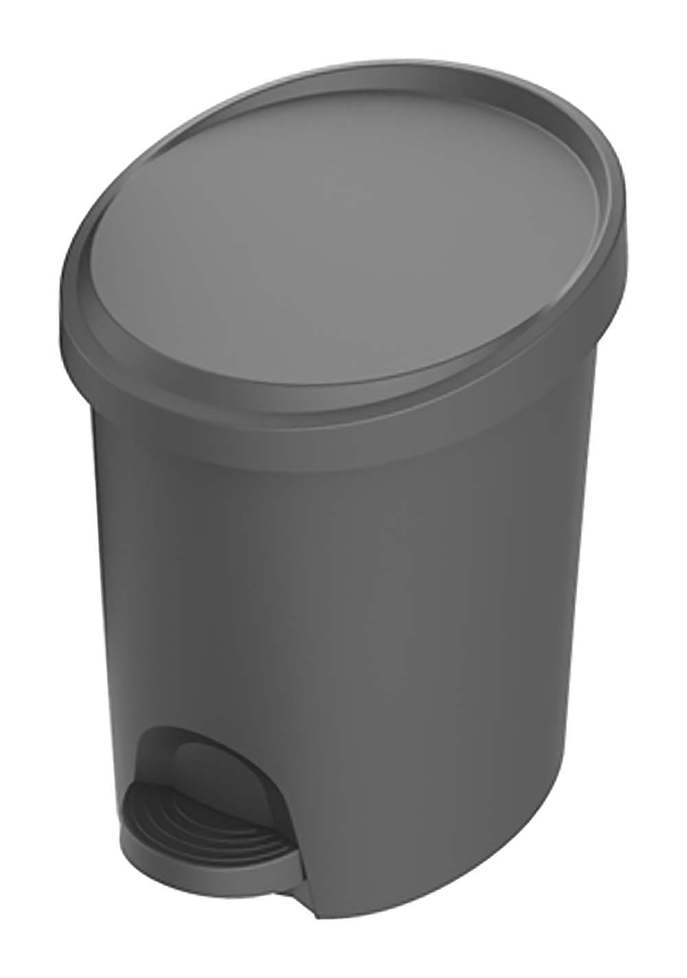 EDA - Pedal Bin - Gray - 6 Liters - Recycled