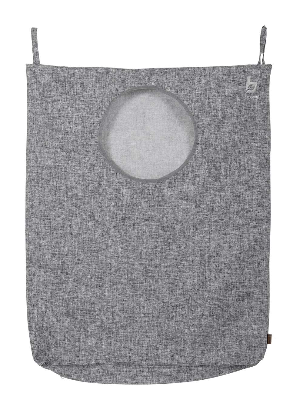 6325520 A stylish laundry bag with a stylish linen look. Easily store your laundry by putting it through the hole. The laundry bag is easy to hang on a door or wall by the 2 included hooks. In addition, there is a zipper at the bottom, so the contents of the bag can be easily emptied.
