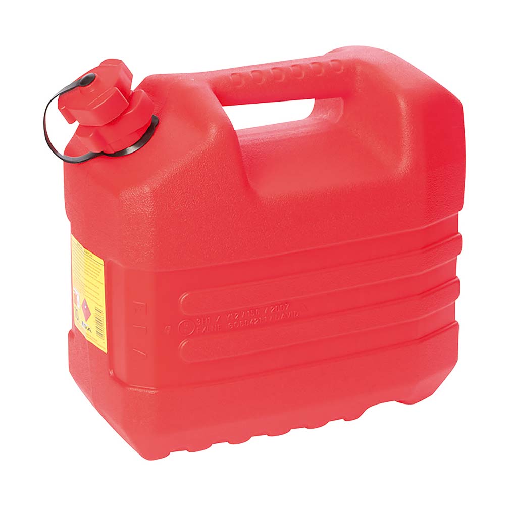 EDA - Benzine jerrycan - Met tuit - 10 Liter - Rood detail 2