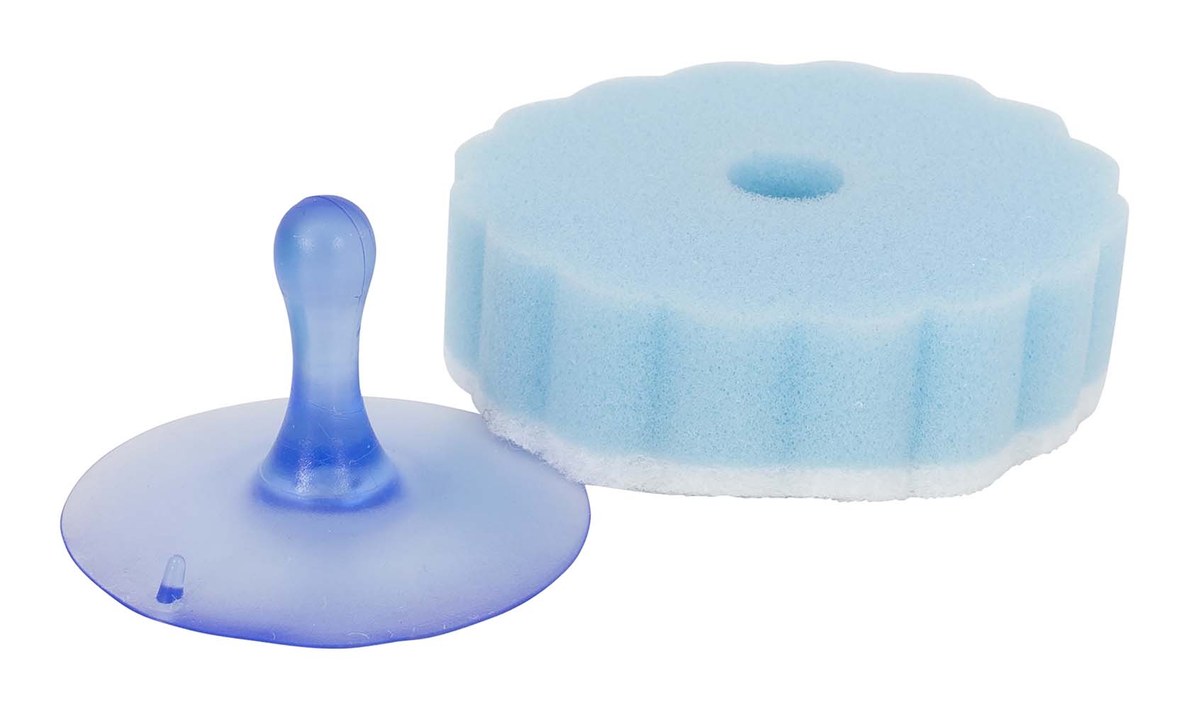 Gimex - Sponge with Holder - Blue - 4 Pieces detail 2
