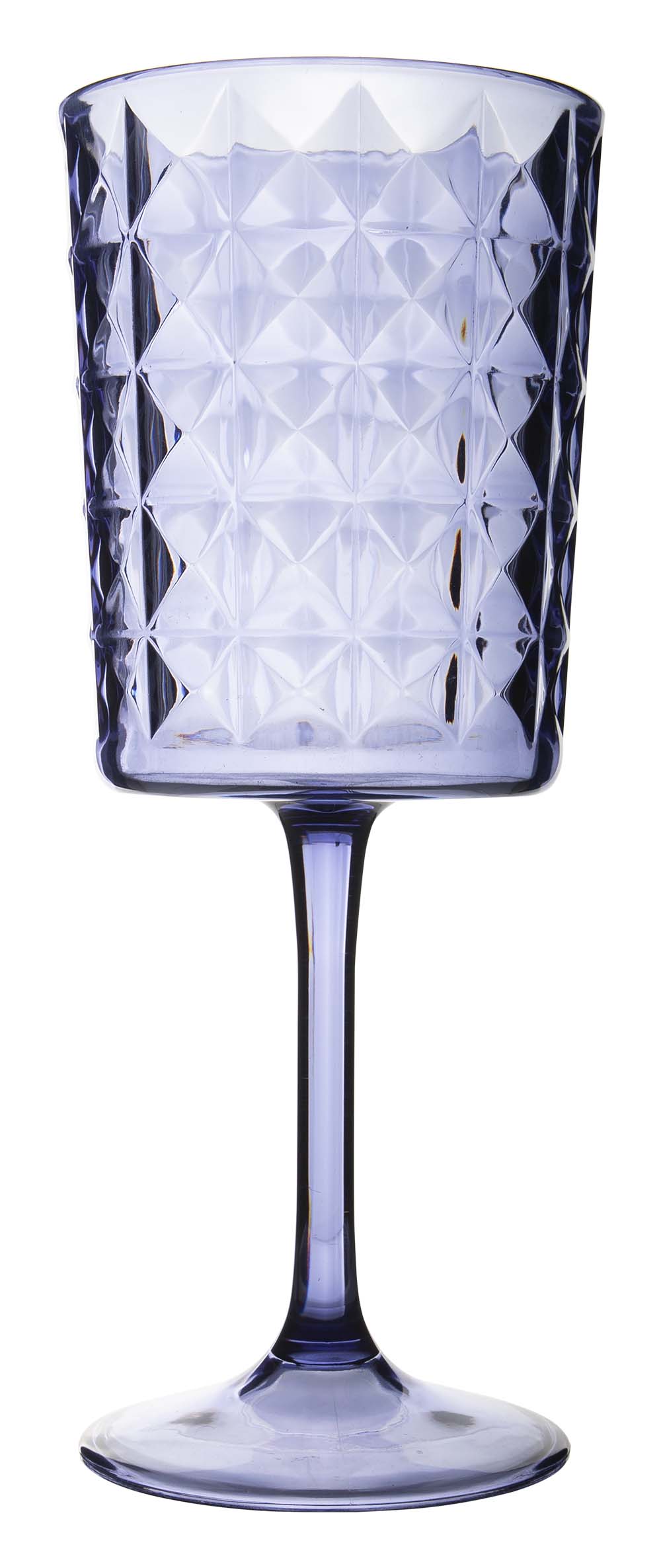 6967952 Een stijlvol donkerblauw wijnglas uit de Stone line collectie. Vrijwel onbreekbaar door hoogwaardig SAN materiaal. Zeer gemakkelijk te reinigen en langdurig te gebruiken, wat het glas erg duurzaam maakt. Daarnaast is het wijnglas erg lichtgewicht en krasbestendig. Inhoud: 400 ml.