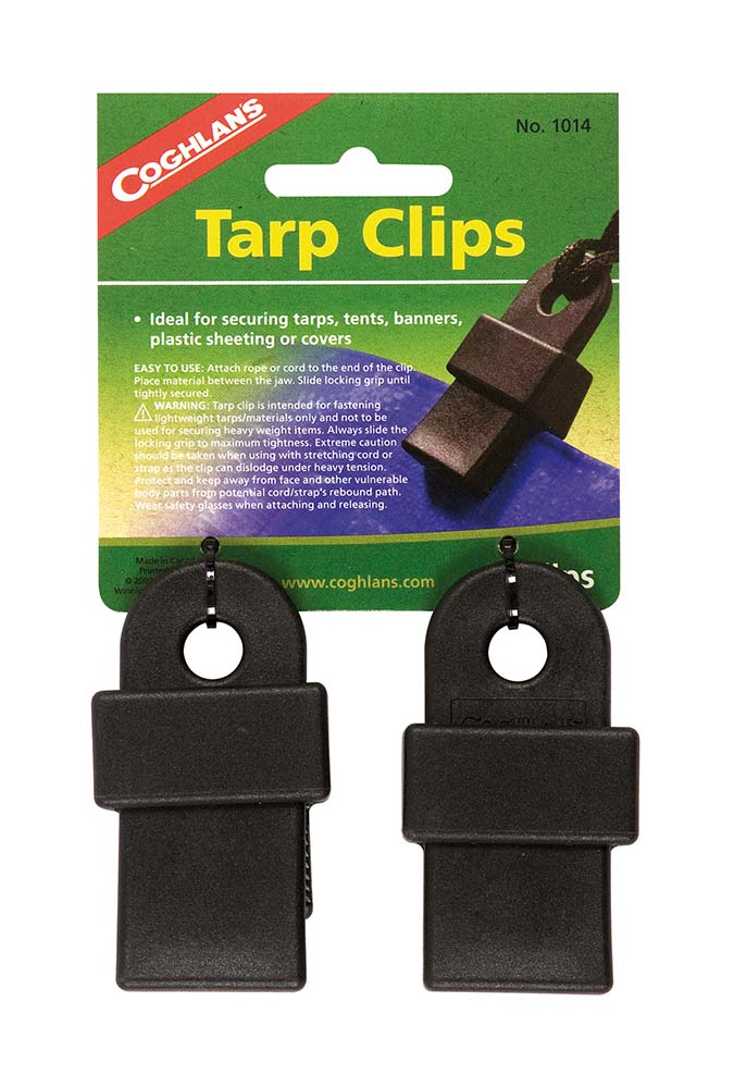 7691014 Sturdy clips. For securing a tent carpet, a tarp, a cover, a groundsheet etc. The clamps are quick and easy to attach, without damages. A rope or peg can be attached through the eye of the clip to fix the clip.