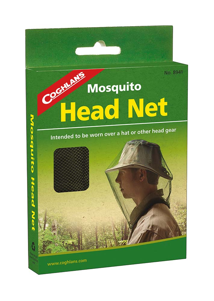 7698941 Een muskietennet voor over een hoofddeksel. Voorkomt gezoem in de oren of steken in het gezicht. Prettig gedurende een lang verblijf in de natuur of in andere gebieden met veel insecten. Te plaatsen over het gewenste hoofddeksel en vervolgens onderaan af te sluiten met een elastisch nekkoord.