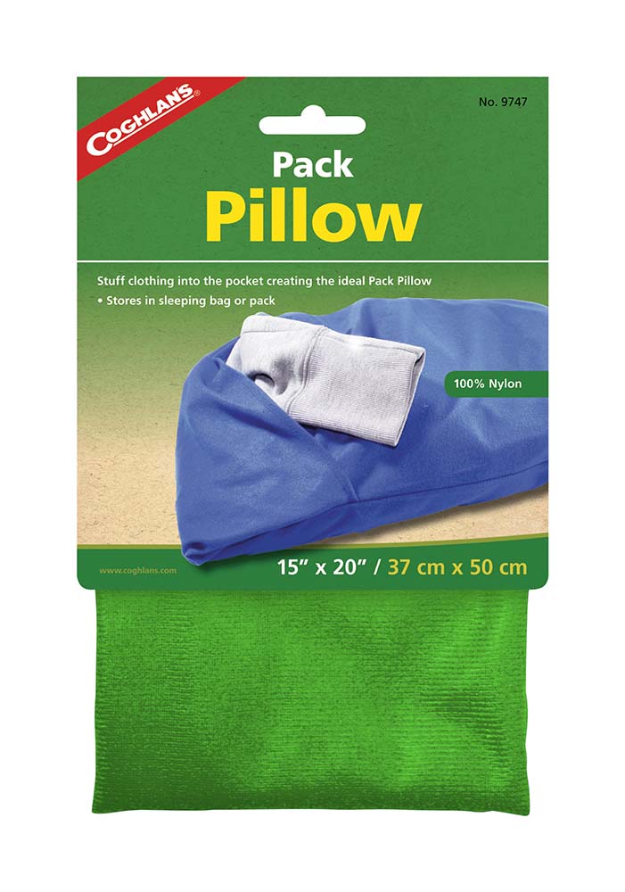 7699747 A compact pillow case for the creation of a cushion on the go. Quickly create a cushion by filling it, e.g., with a towel or clothing.