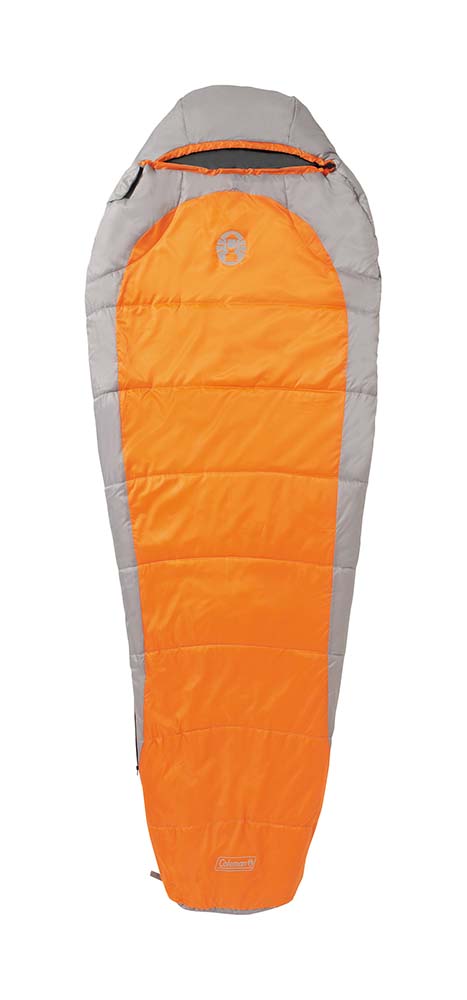 8921003 A very comfortable and extra warm sleeping bag. This mummy sleeping bag offers plenty of warmth and comfort when the nights get colder. This is partly due to the thermal collar and a barrier with zip fastener so that heat is better kept inside. This sleeping bag is suitable for use from -5 degrees, and very comfortable from 5 degrees. Equipped with a 210T ripstop polyester shell fabric, brushed polyester interior fabric and filled with dual layer 160g/m² Coletherm® insulation. There is a storage compartment on the inside and the hood has an extra compartment for a pillow. Compact to carry in the provided slipcase. Øxh: 26x40 cm).