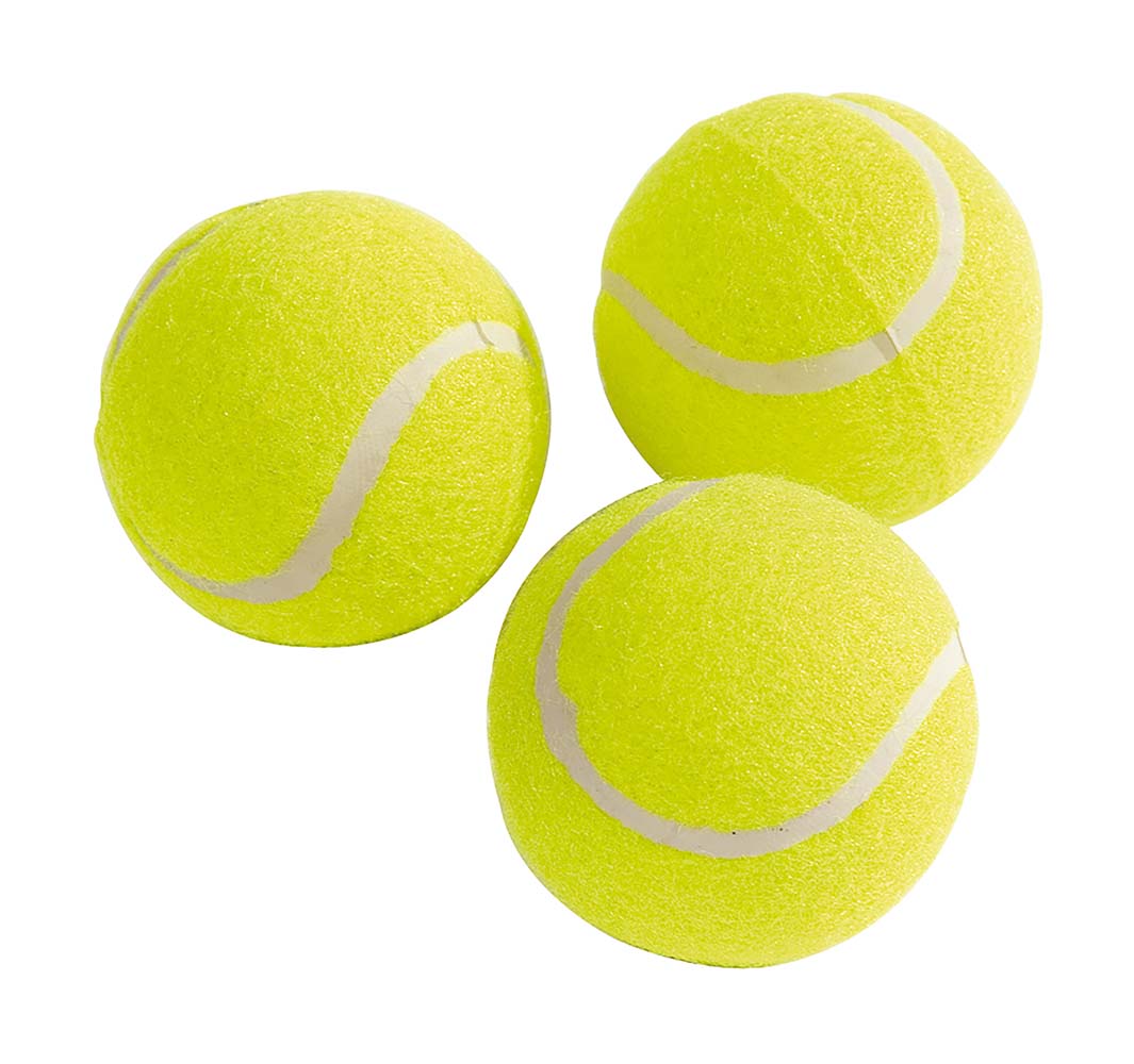 9760560 Een set van 3 tennisballen.
