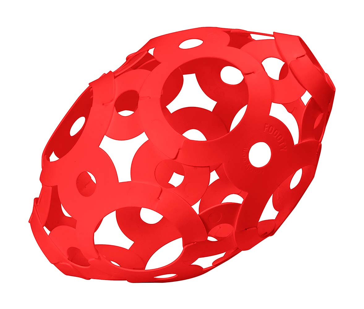 Foooty - travel ball - Red detail 6