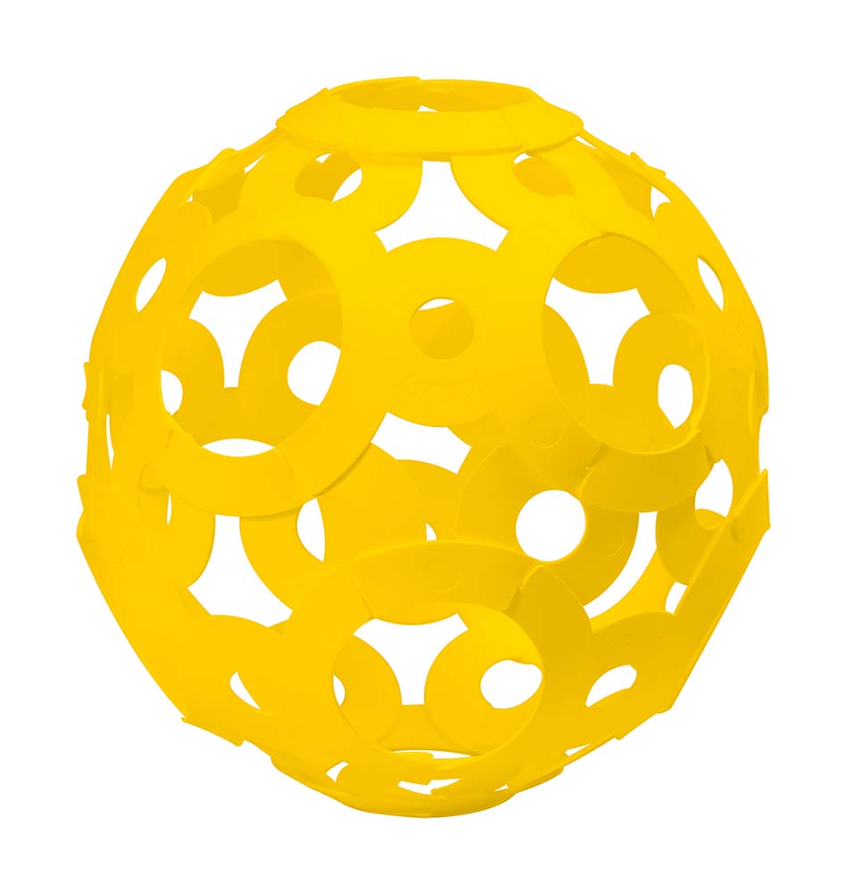 Foooty - travel ball - Yellow detail 2